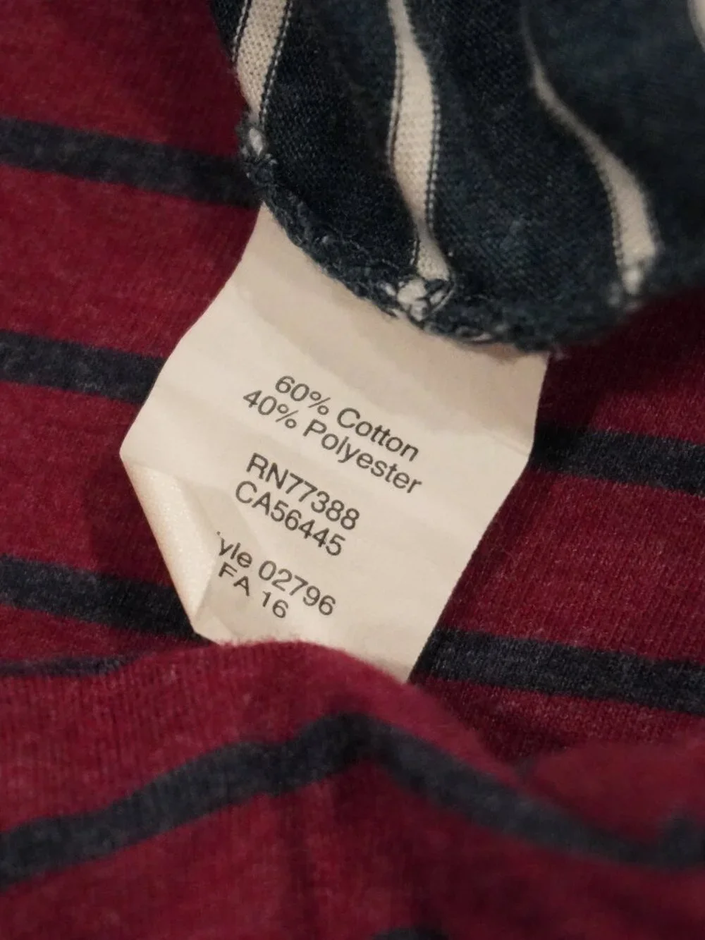 Men's J. Crew Slim Fit Striped Shirts 2-Pack Blue & Red Size Large